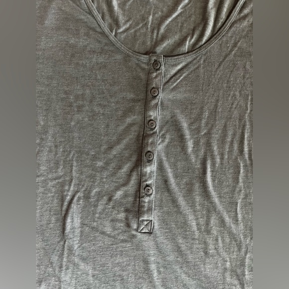 Victoria Secret Gray Henley “Dream” Sleep Shirt, XL - Picture 8 of 8